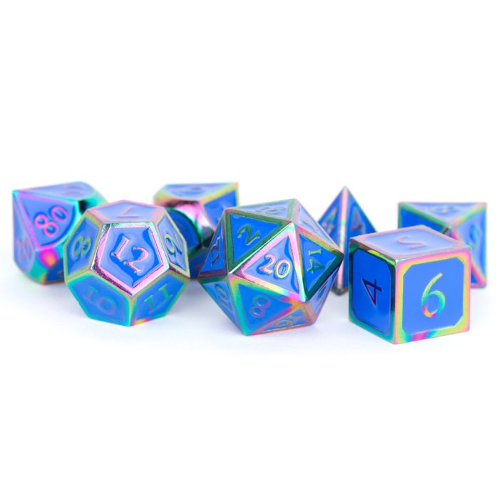 7-Set Metal Rainbow with Blue Enamel