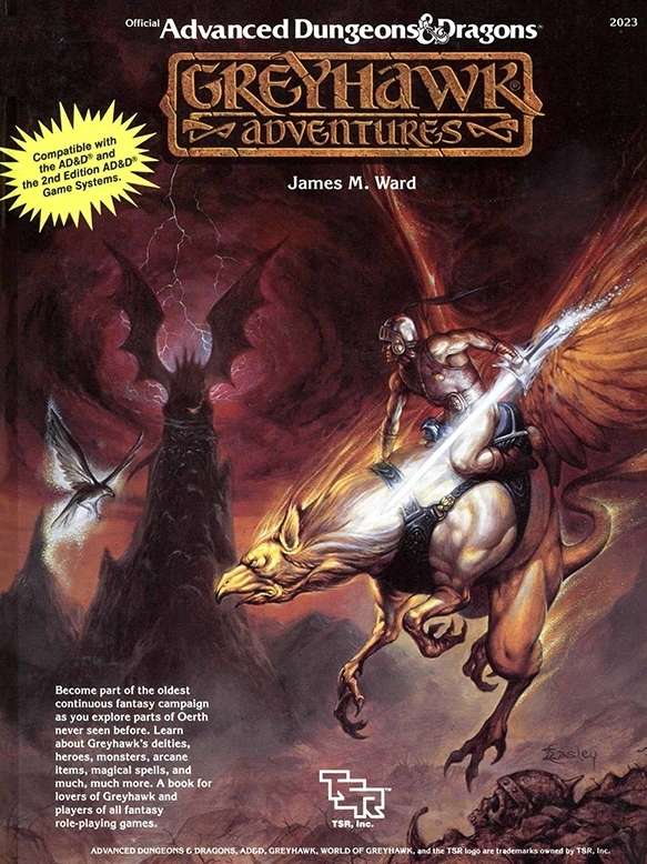 USED Advanced Dungeons and Dragons 1st Edition Greyhawk Adventures