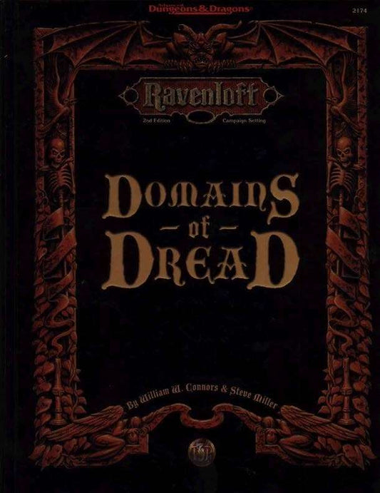 USED Dungeons and Dragons 2nd Edition Ravenloft Domains of Dread