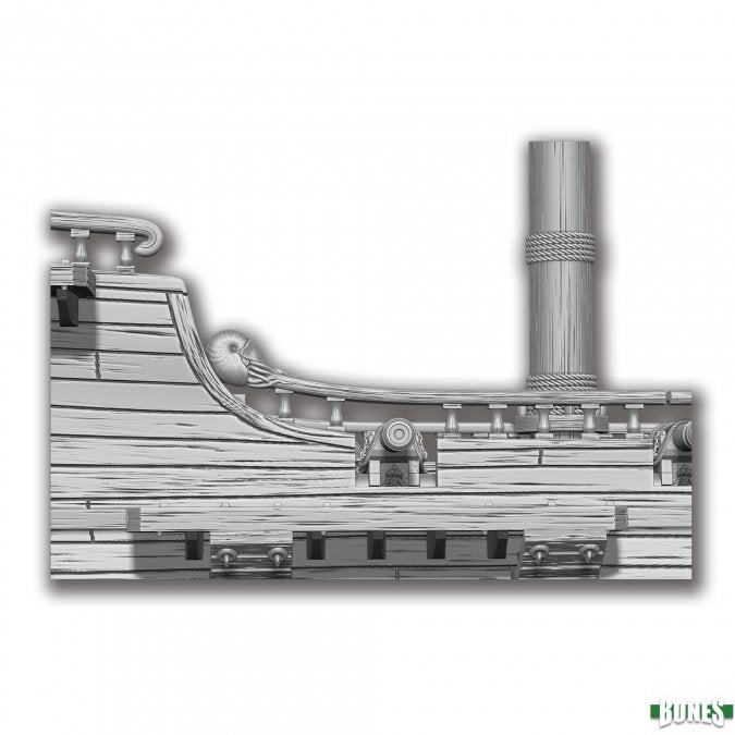 SOPHIE'S REVENGE PIRATE SHIP w/EXTRA CANNONS (10) GLOW IN THE DARK
HEROIC SCALE PIRATE SHIP