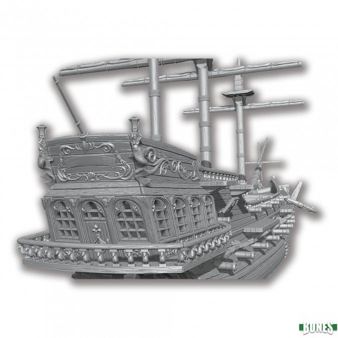 SOPHIE'S REVENGE PIRATE SHIP w/EXTRA CANNONS (10) GLOW IN THE DARK
HEROIC SCALE PIRATE SHIP