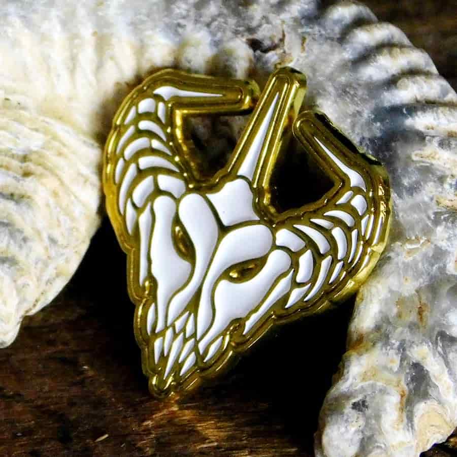 INFINITE BLACK: CROWN OF THE NIGHT MOTHER ENAMEL PIN