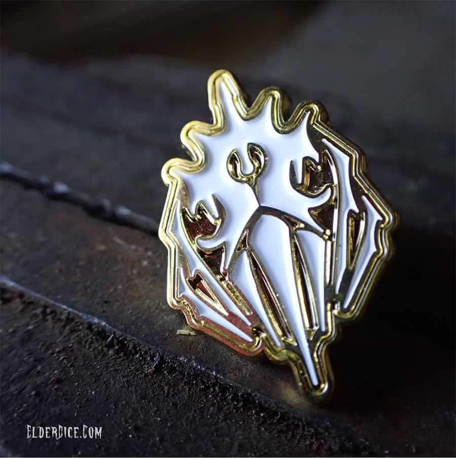 INFINITE BLACK: CREST OF DAGON ENAMEL PIN