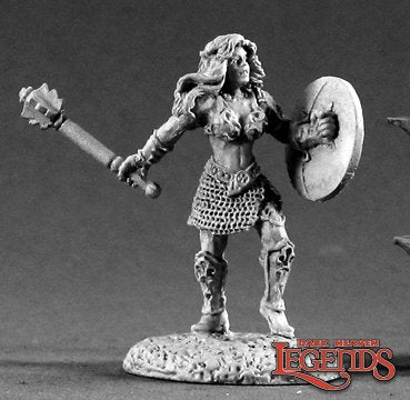 KARINA OF THE BLADE  HUMAN CLERIC