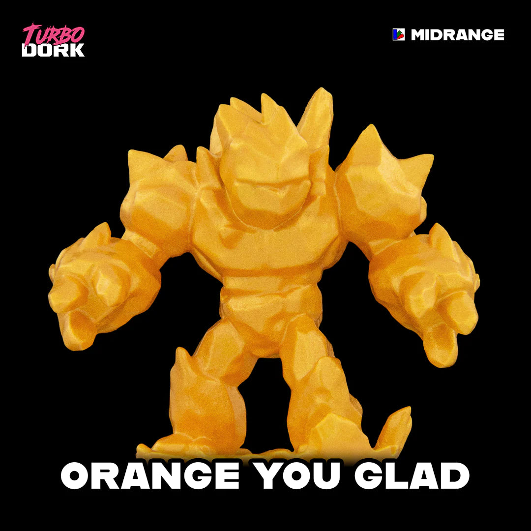 Orange You Glad Metallic Acrylic Paint 22ml Bottle