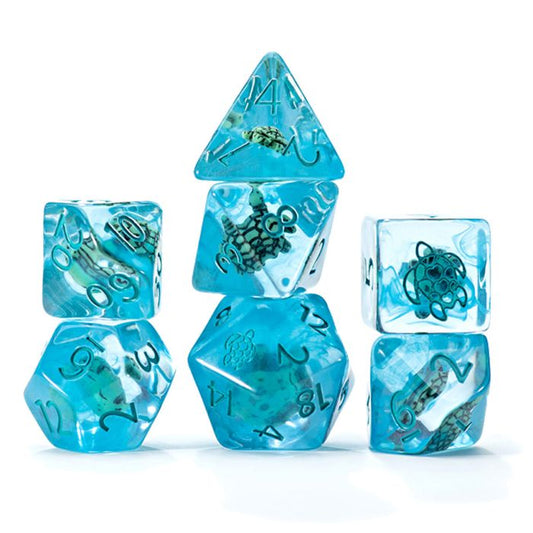 7-Set Cube Inclusion Dice: Sea Turtle