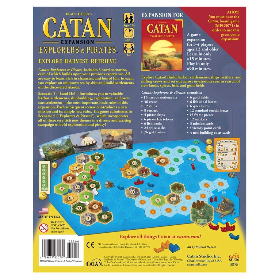 Catan Expansion: Explorers & Pirates