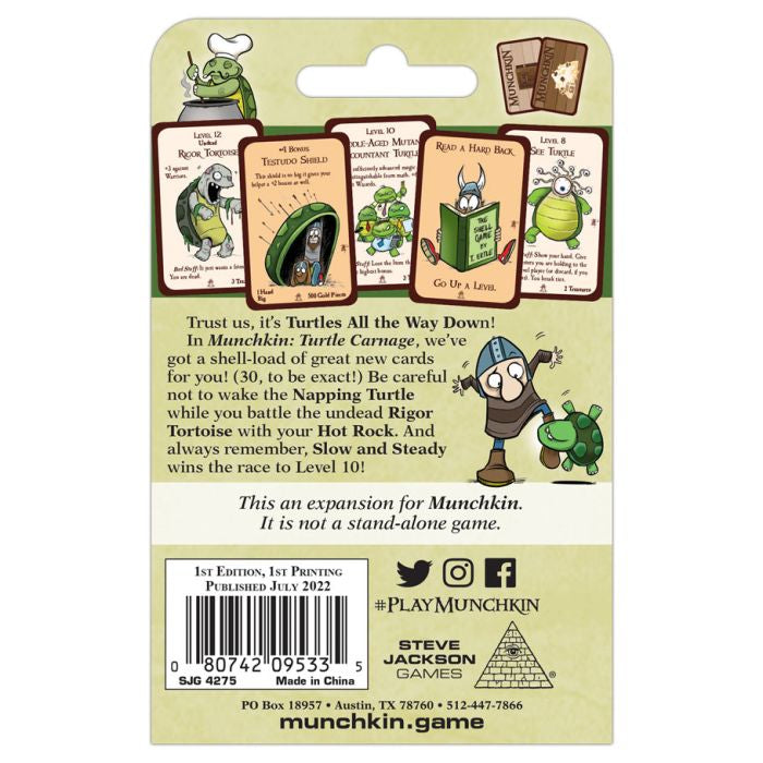 Munchkin: Turtle Carnage Expansion