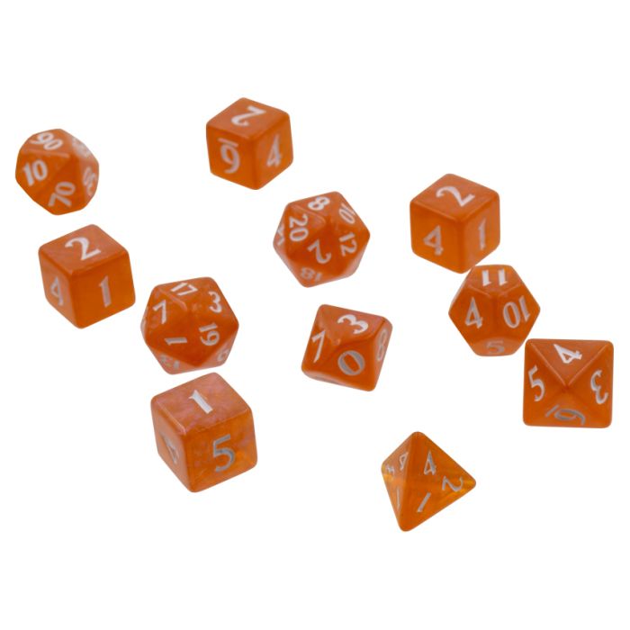 Dice Set: Eclipse 11 Pumpkin Orange