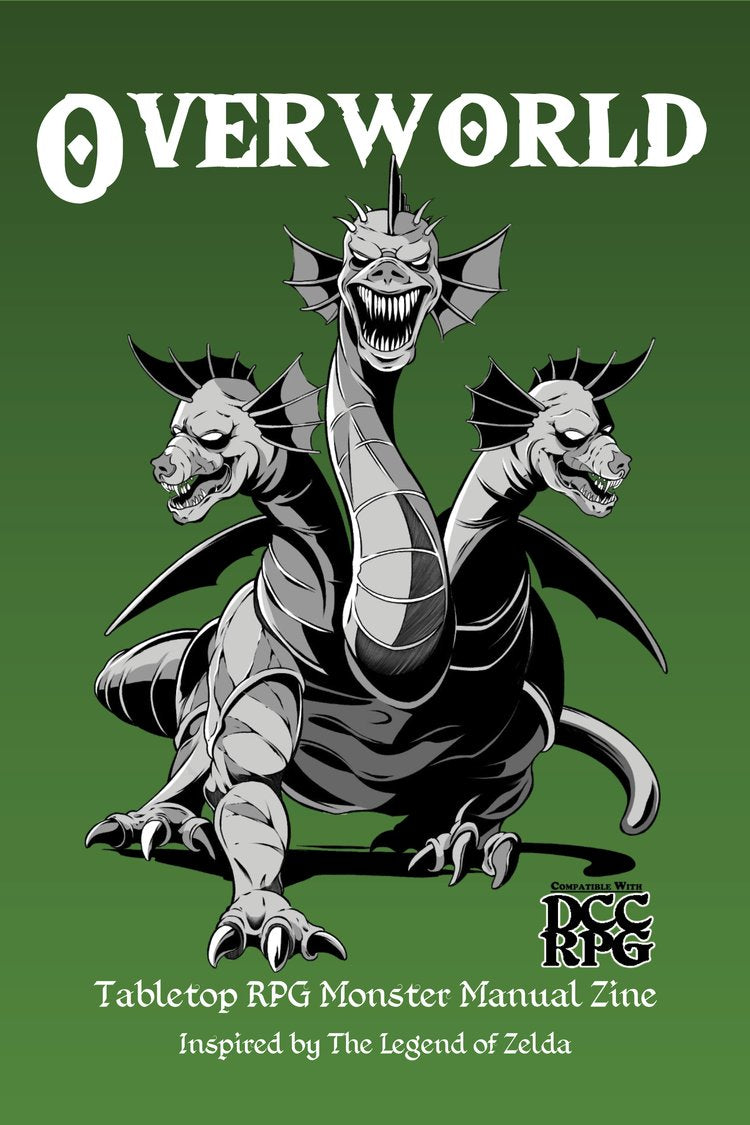 OVERWORLD TABLETOP RPG MONSTER MANUAL ZINE FOR DCC RPG