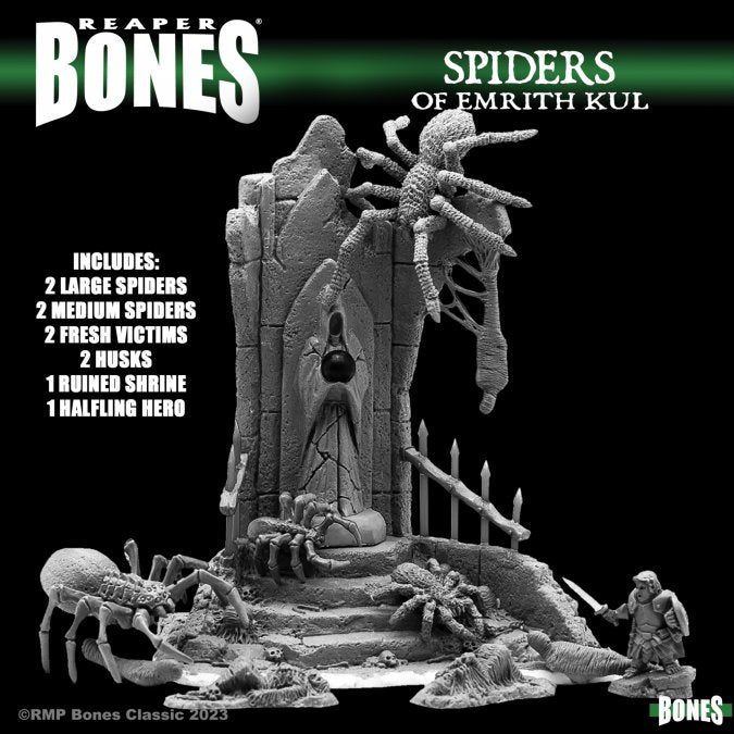 THE SPIDERS OF EMRITH KUL  BONES CLASSIC DELUXE BOXED SET