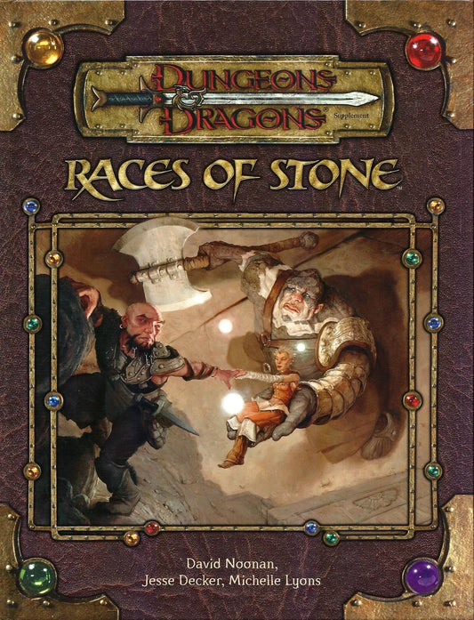 USED D&D Races of Stone 3.5 edition