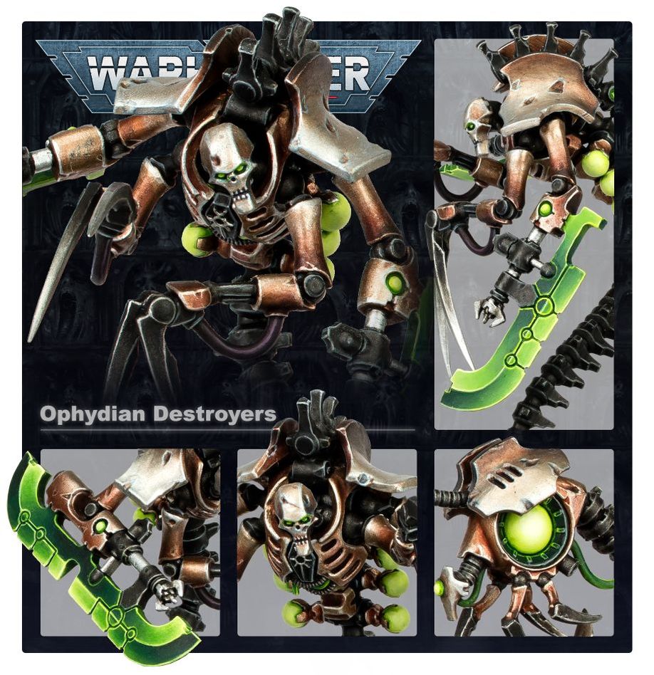 NECRONS OPHYDIAN DESTROYERS