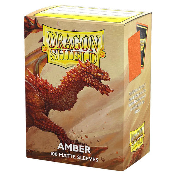 Deck Protector: Dragon Shield: Matte: Amber (100)