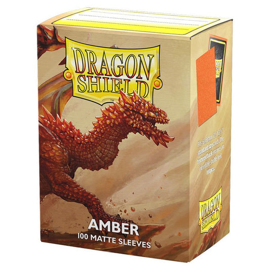 Deck Protector: Dragon Shield: Matte: Amber (100)