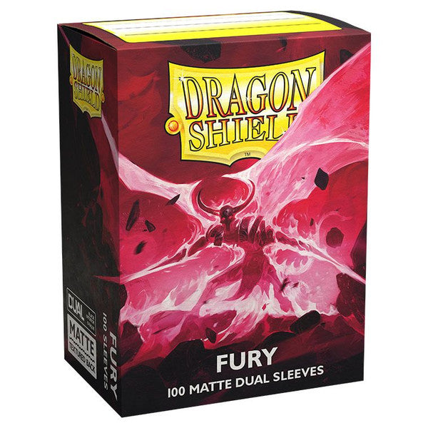 Deck Protector: Dragon Shield: Dual Matte: Fury (100)