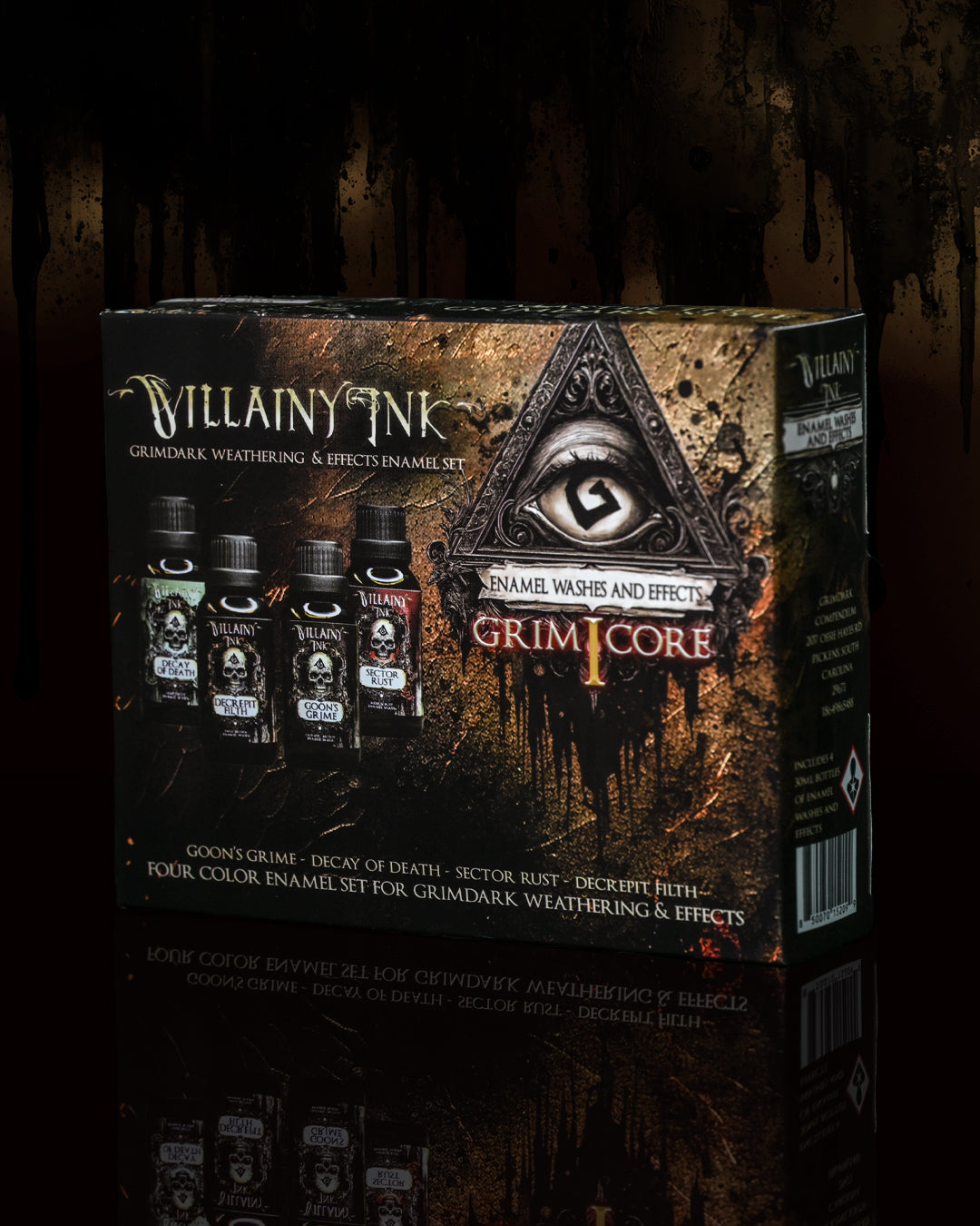 VILLAINY INK ENAMELS GRIM CORE SET I