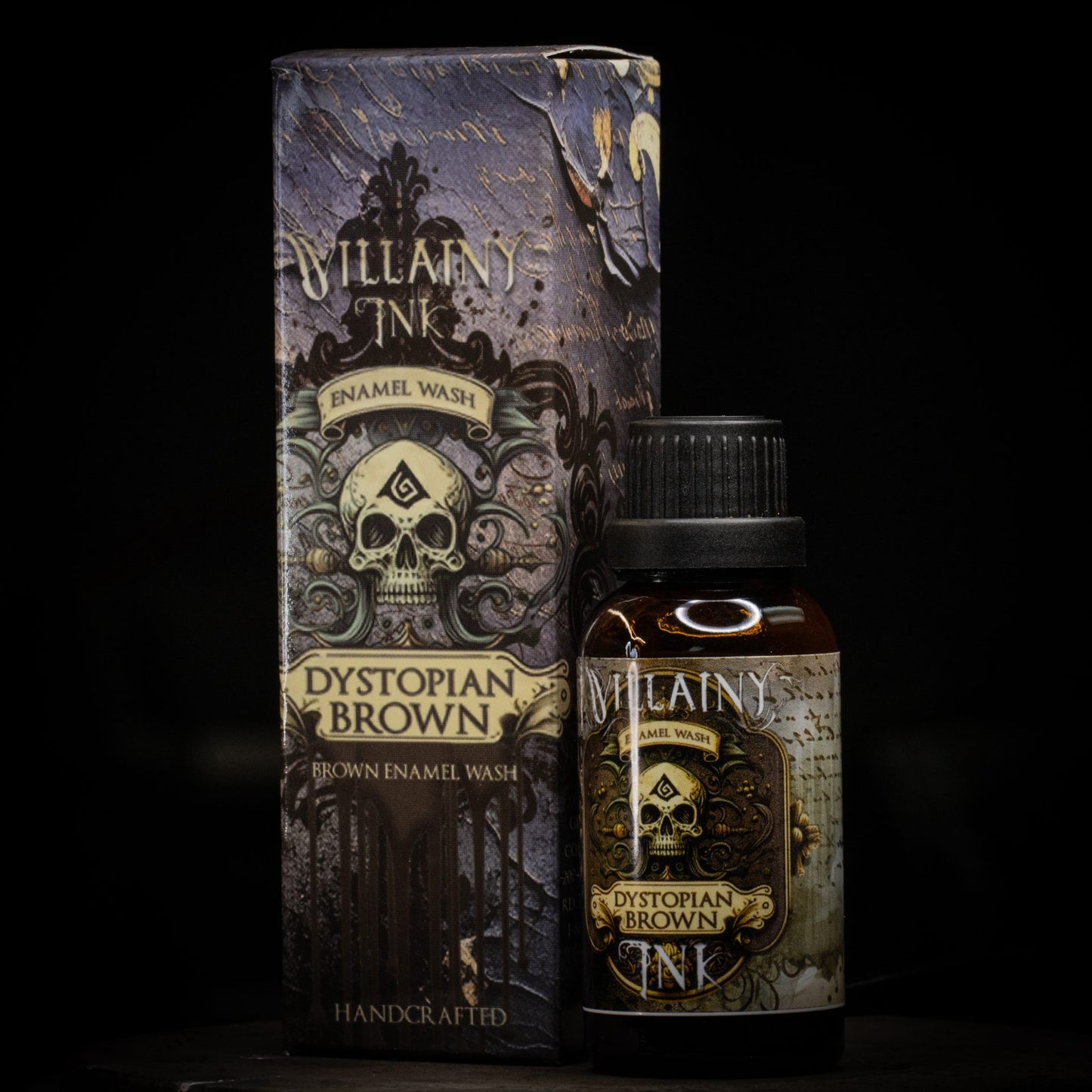 DYSTOPIAN BROWN – ENAMEL WASH - VILLAINY INK