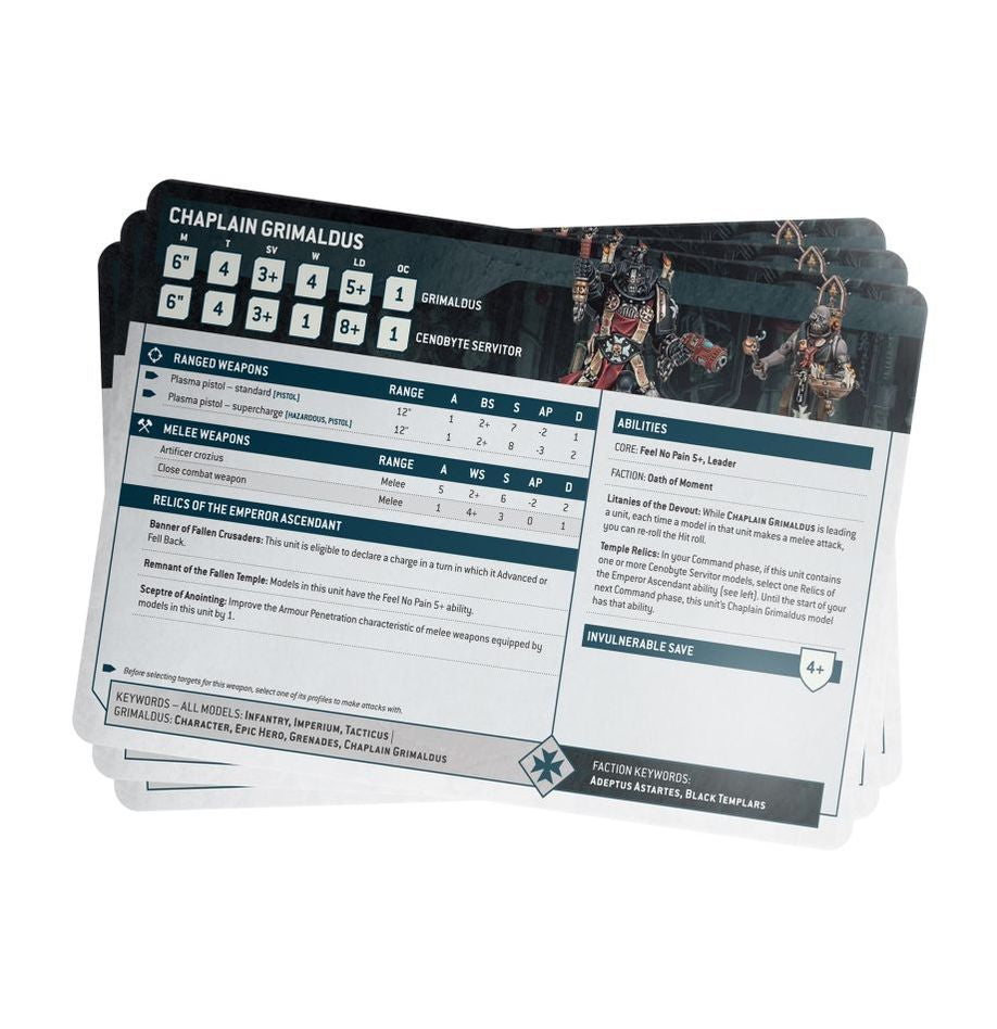 INDEX CARDS: BLACK TEMPLARS (ENG)
