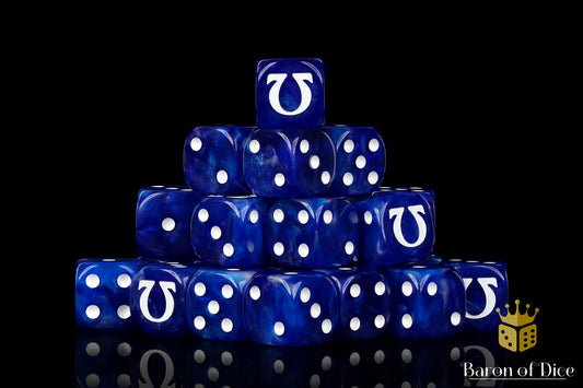 Omega Dice - White - Square Corner (25)