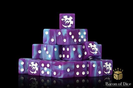Clawed Serpent Dice - Square Corner (50)