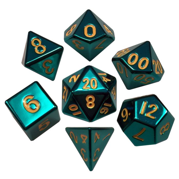 7-Set Metal Turquoise Painted