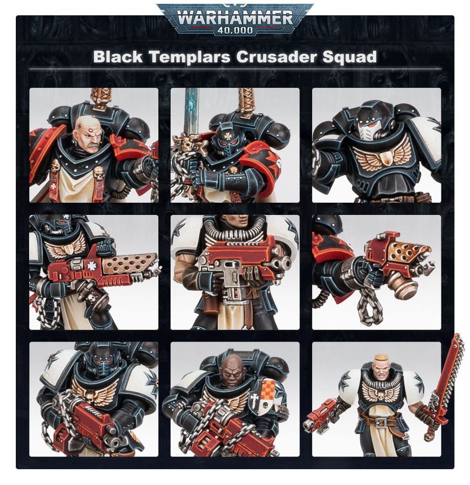 BLACK TEMPLARS: PRIMARIS CRUSADER SQUAD