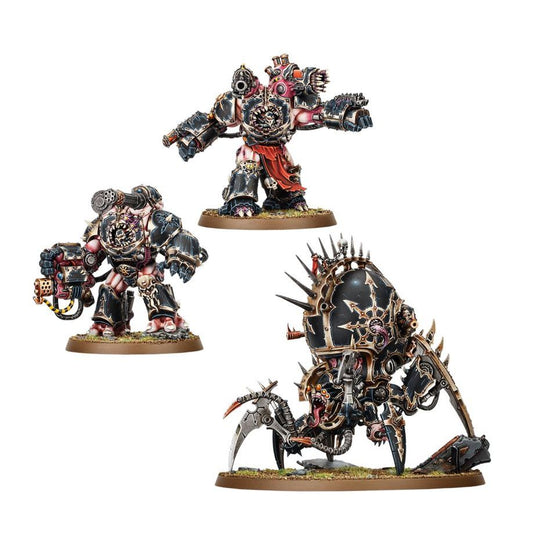 Chaos Space Marines: Venomcrawler and Obliterators