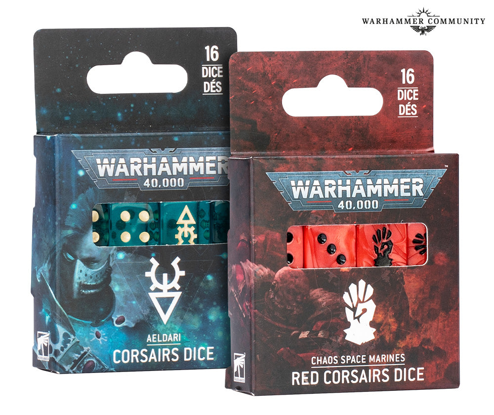 Red Corsairs Dice