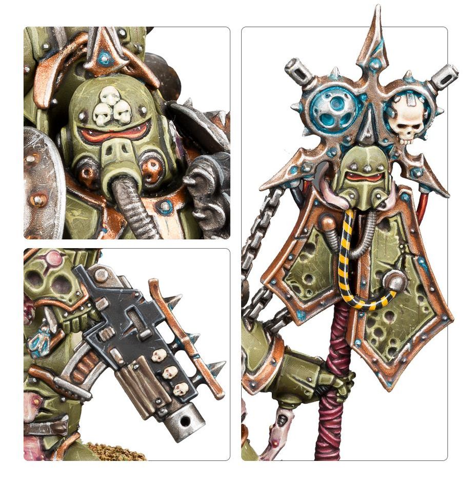 DEATH GUARD: PLAGUE MARINE ICON BEARER