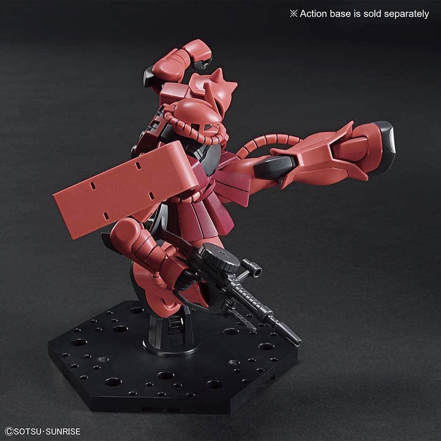 BANDAI HOBBY HGUC: MOBILE SUIT GUNDAM: MS-06S CHAR'S ZAKU II (1:144) (MODEL 234) (GUNPLA MODEL KIT)