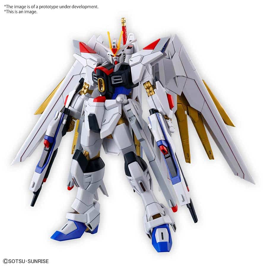 BANDAI HOBBY HGCE: GUNDAM SEED FREEDOM: MIGHTY STRIKE FREEDOM GUNDAM (1:144) (MODEL 250) (GUNPLA MODEL KIT)