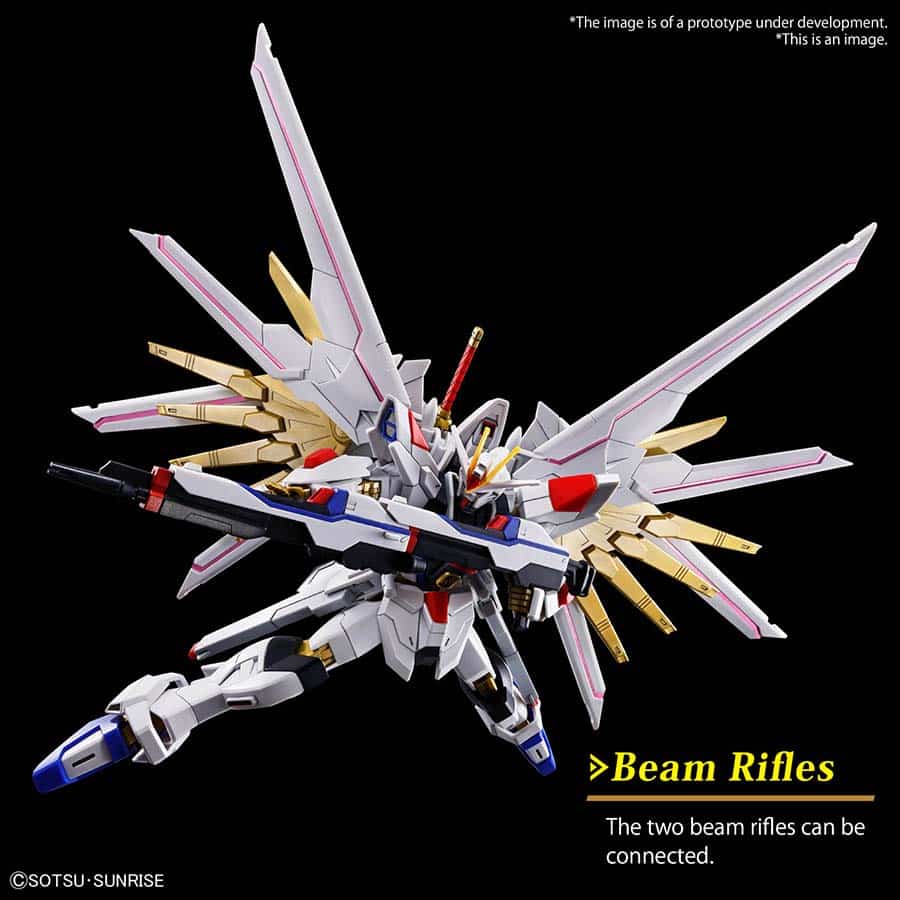 BANDAI HOBBY HGCE: GUNDAM SEED FREEDOM: MIGHTY STRIKE FREEDOM GUNDAM (1:144) (MODEL 250) (GUNPLA MODEL KIT)