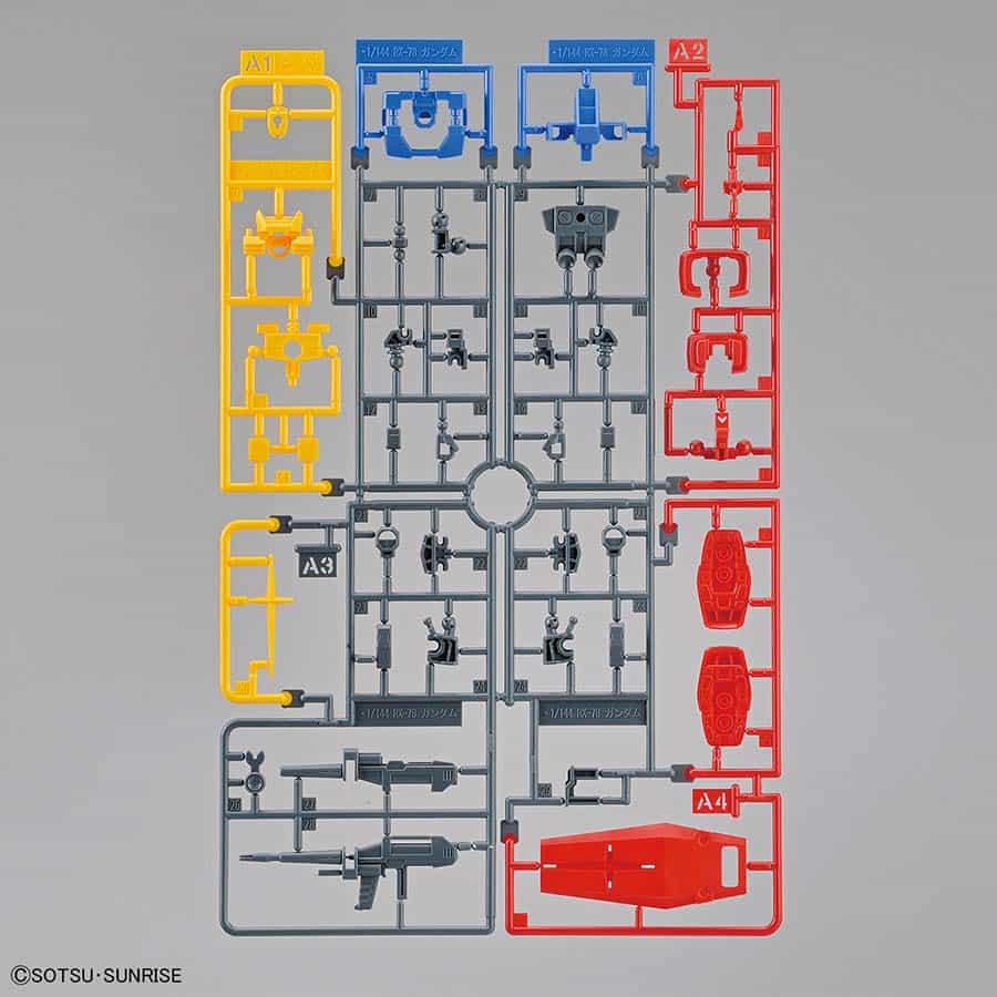 BANDAI HOBBY ENTRY GRADE: MOBILE SUIT GUNDAM: RX-78-2 GUNDAM (1:144) (GUNPLA MODEL KIT)