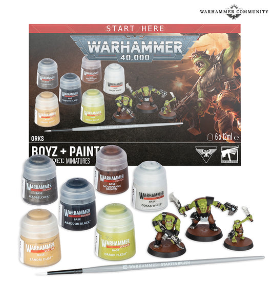Warhammer 40,000 – miniatures and paint set orks