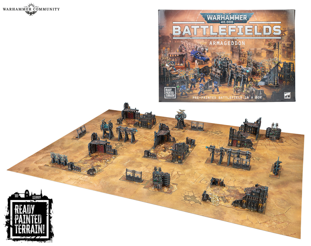 Warhammer 40,000 – Battlefields: Armageddon – Ready-painted Terrain