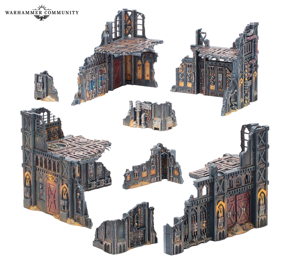 Warhammer 40,000 – Battlefields: Armageddon – Ready-painted Terrain