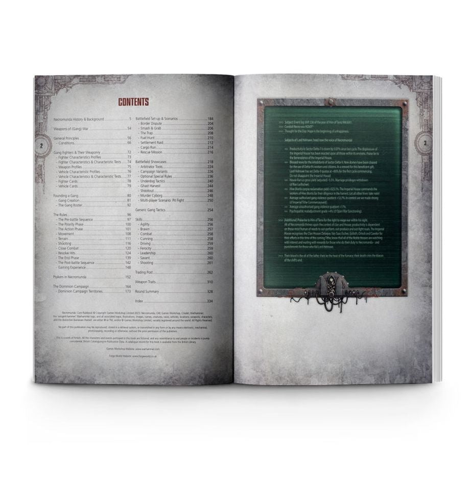 NECROMUNDA: RULEBOOK (ENGLISH)