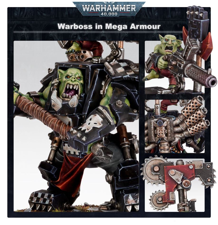 ORKS:WARBOSS IN MEGA ARMOR