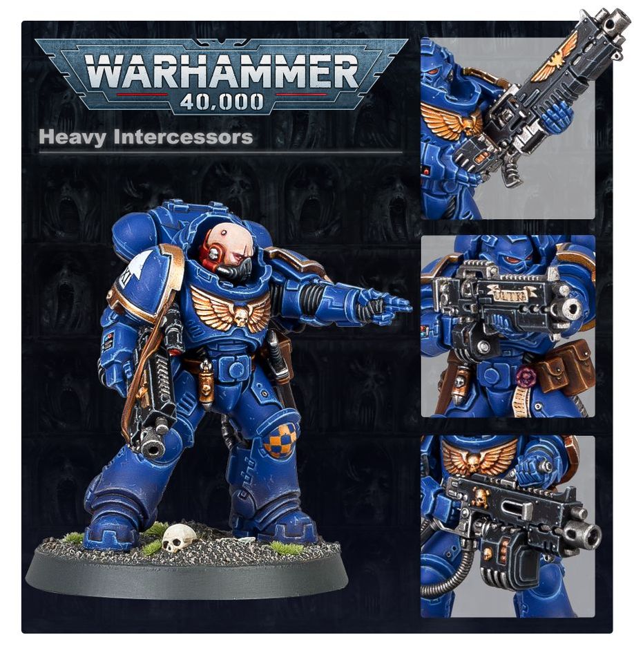 SPACE MARINES HEAVY INTERCESSORS