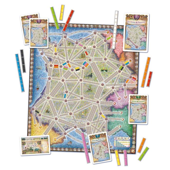 Ticket to Ride: France & Old West Map 6