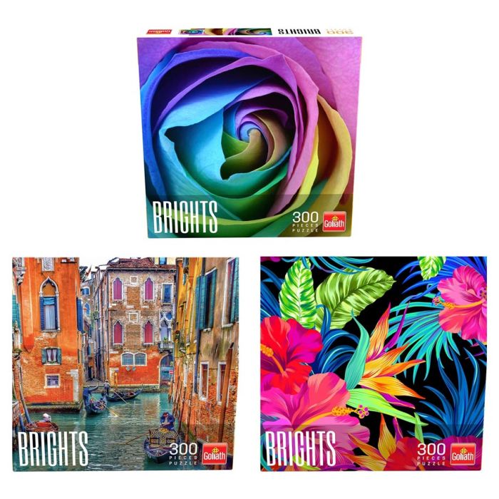 Puzzle: Brights Assortment 300 Piece (6)