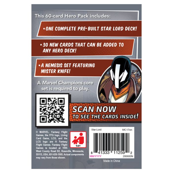 Marvel Champions LCG: Star-Lord Hero Pack