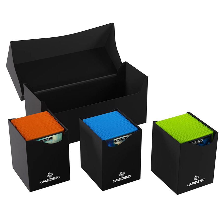 Deck Box: Triple Deck Holder 300+ Black