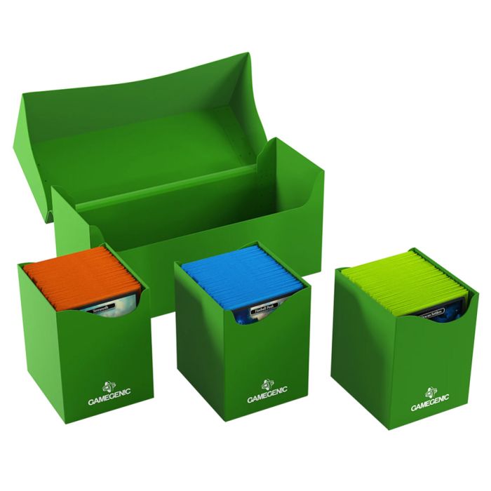 Deck Box: Triple Deck Holder 300+ Green