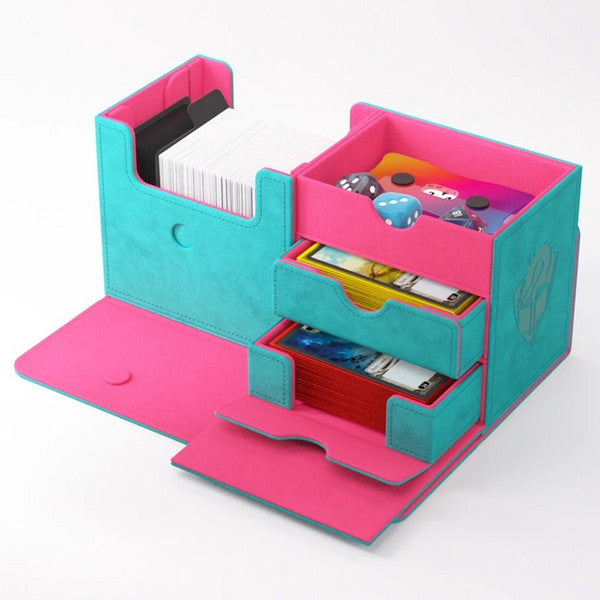 Deck Box: The Academic: 133+ XL Teal/Pink