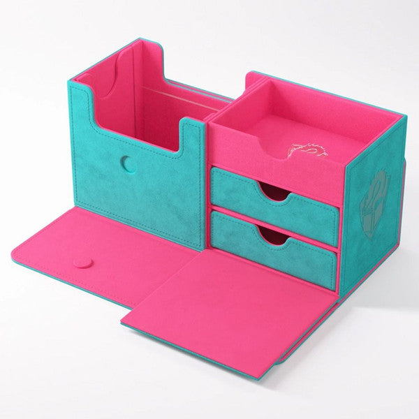 Deck Box: The Academic: 133+ XL Teal/Pink