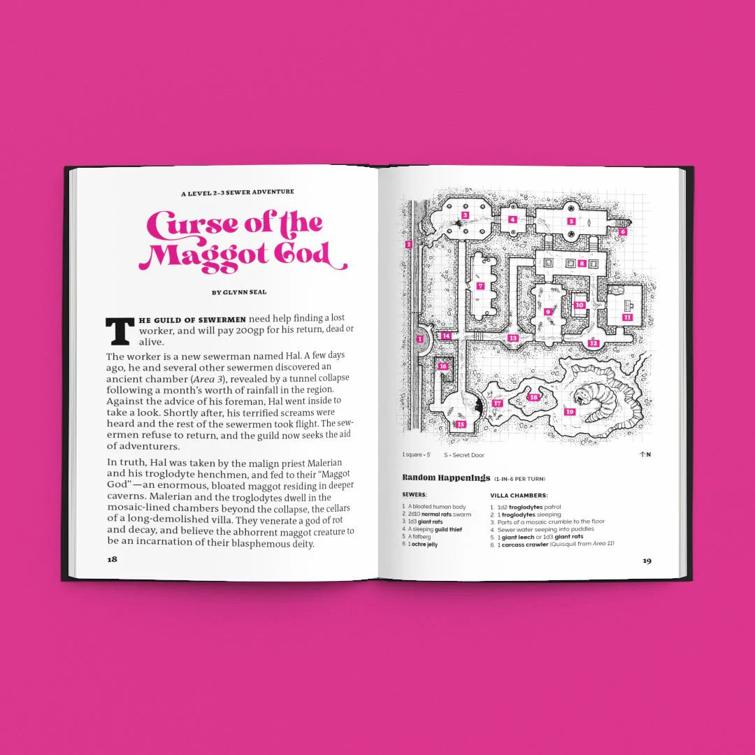 Old School Essentials Official Adventure Scenario: Adventure Anthology 1