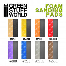 Foam Sanding Pads - Fine Grit Assortment x20