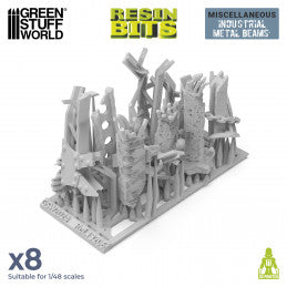 Industrial Metal Beams 1:48-1:35